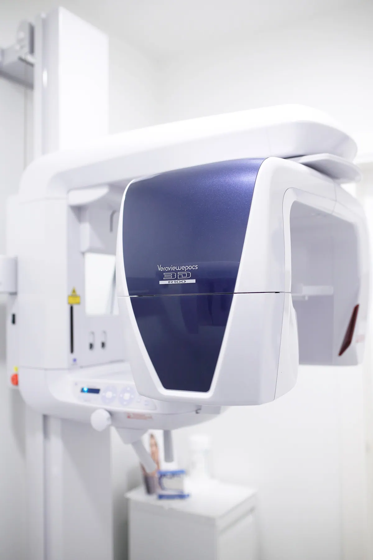 Equipo de radiología 3D Morita en la sala de diagnóstico