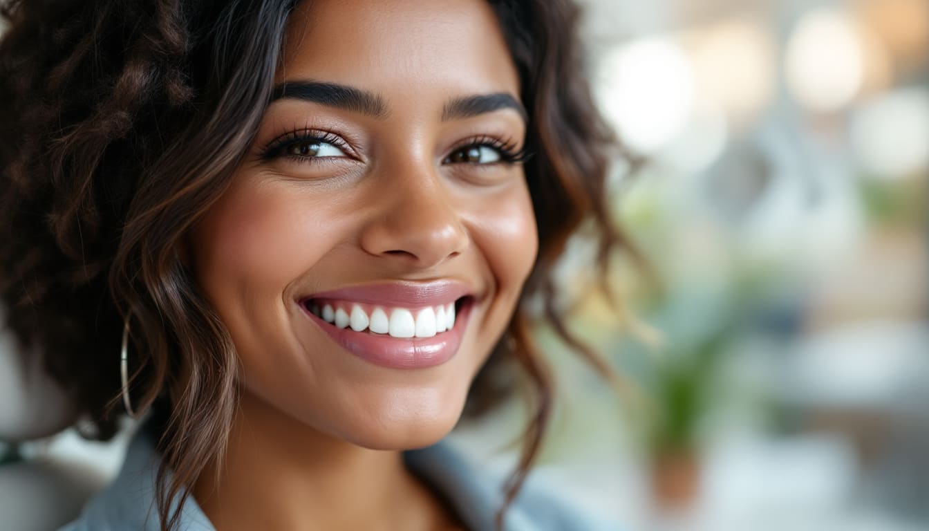 sonrisa natural paciente clinica dental